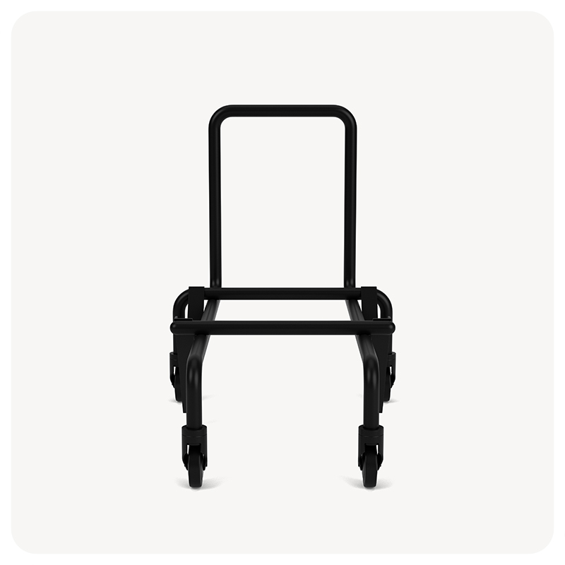 high-density stacking transport cart product on a clean light gray background