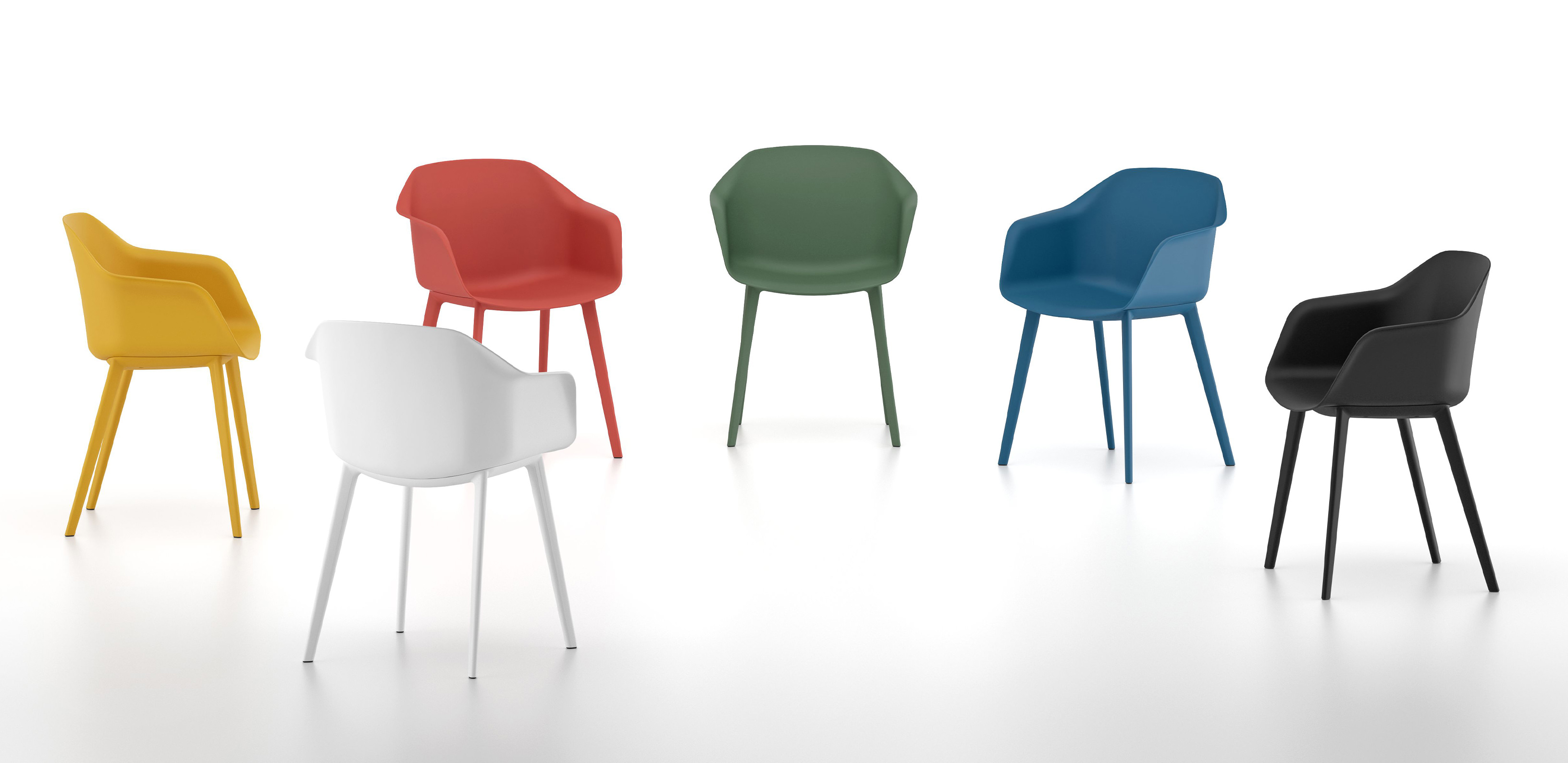 Coleurí chairs in all available colors.
