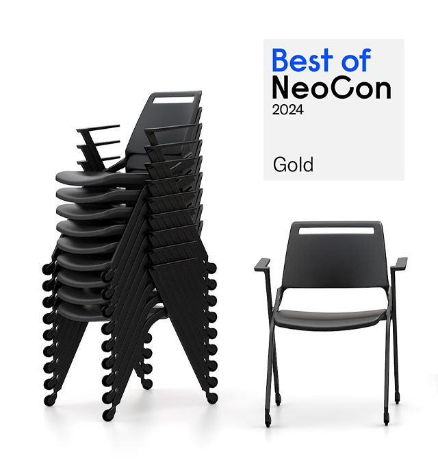 All-Ways stacking & nesting chair.