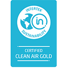 Certified CLEAN AIR GOLD.
