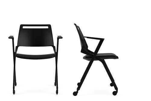 V-leg poly chair. #711