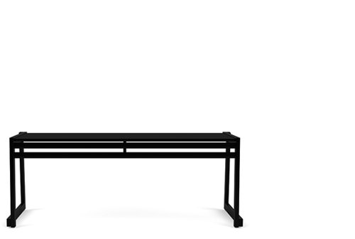 1200 mm long armless flat bench #D205