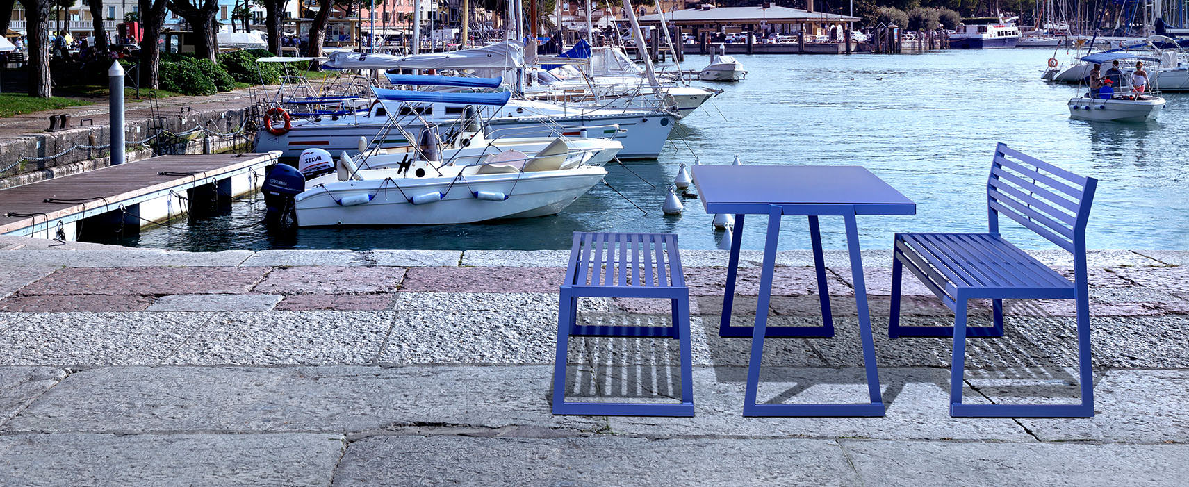 Oceanside table & benches
