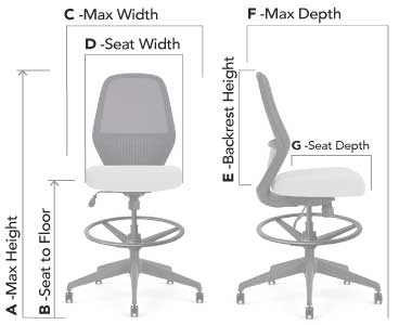 Sit-to-stand chair with telescoping gas lift
