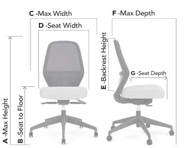 Chair with a synchro control (#55C)