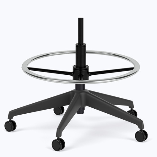 Extra-tall stool using a body balance mechanism