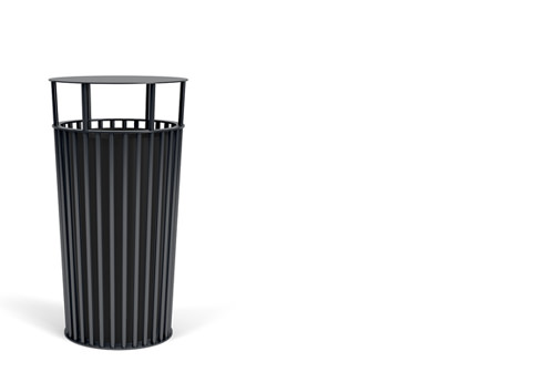 Free-standing open top litter bin #XBBO1