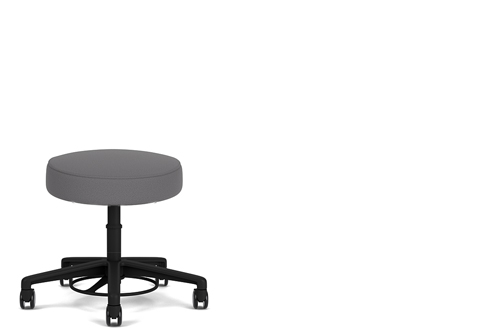 Hands-free height adjustable stool. #1401