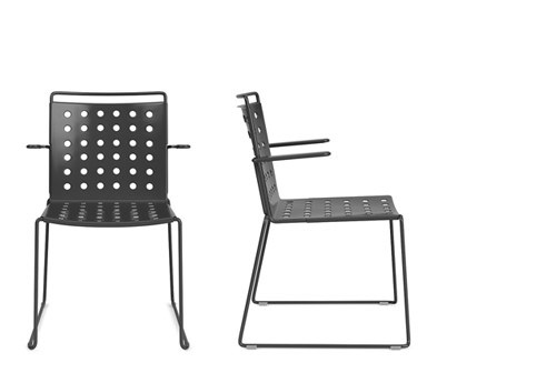 Stackable chairs with arms. #820-SA3