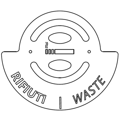 Waste label.