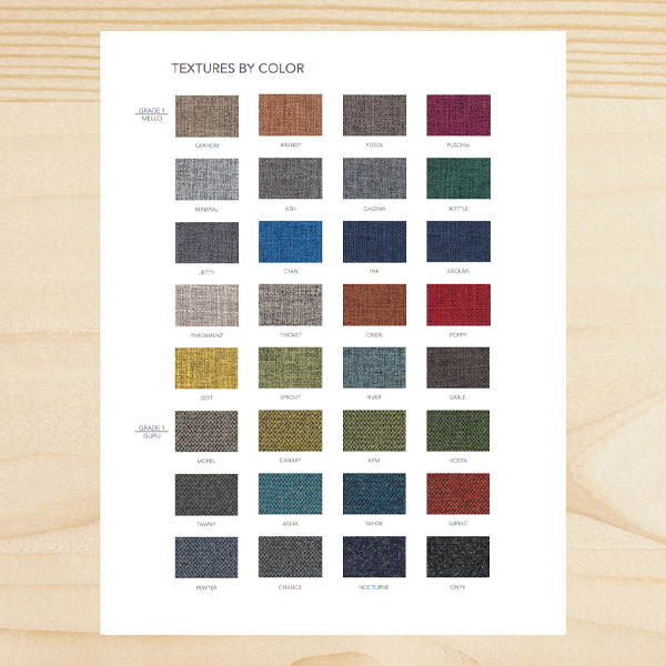 Textures by Color Card
