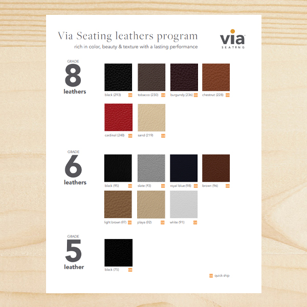 Via Leathers Card