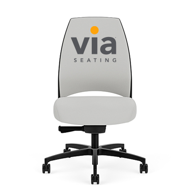4u ergonomic task seating in mesh, upholstered or groove - Via Seating