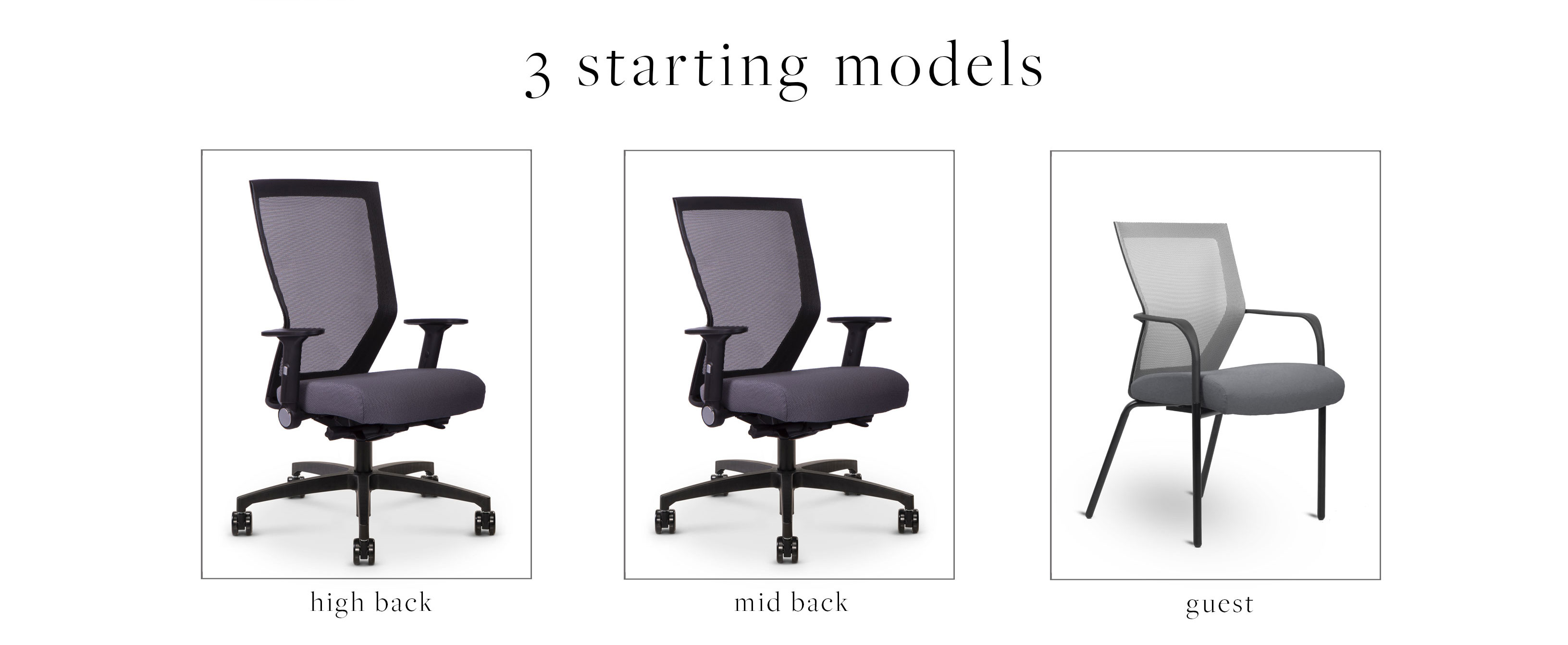 Run II ergonomic work chairs, stools & side/guest seating - Via Seating